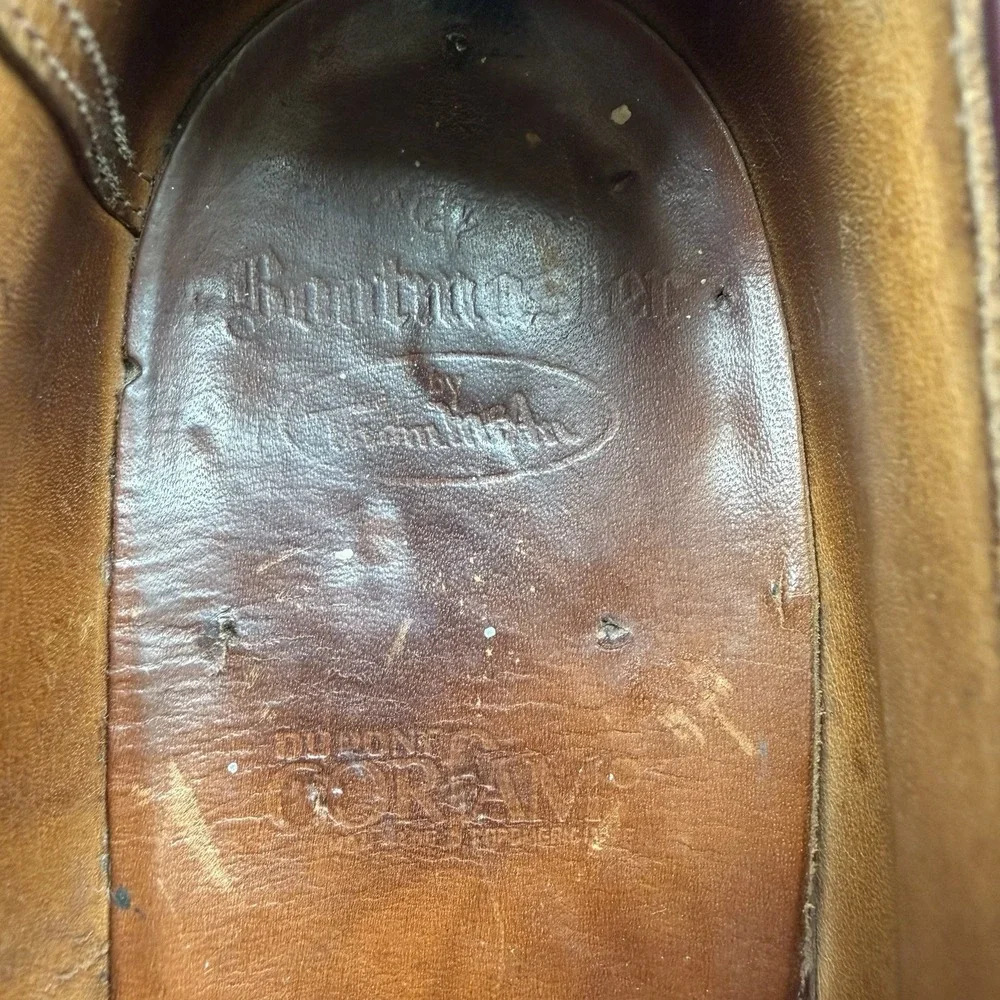 Bootmaster by Thom McAnn Burgundy Leather Wingtips Made in USA Men's Sz‎ 9.5